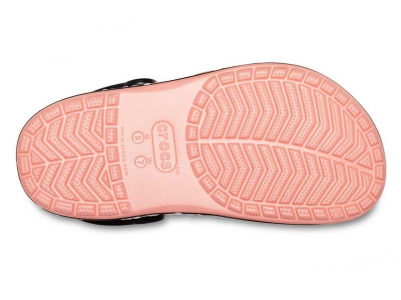 Крокс женские Bayaband Graphic II Clog Melon/Floral коралловые c цветами, фото 6