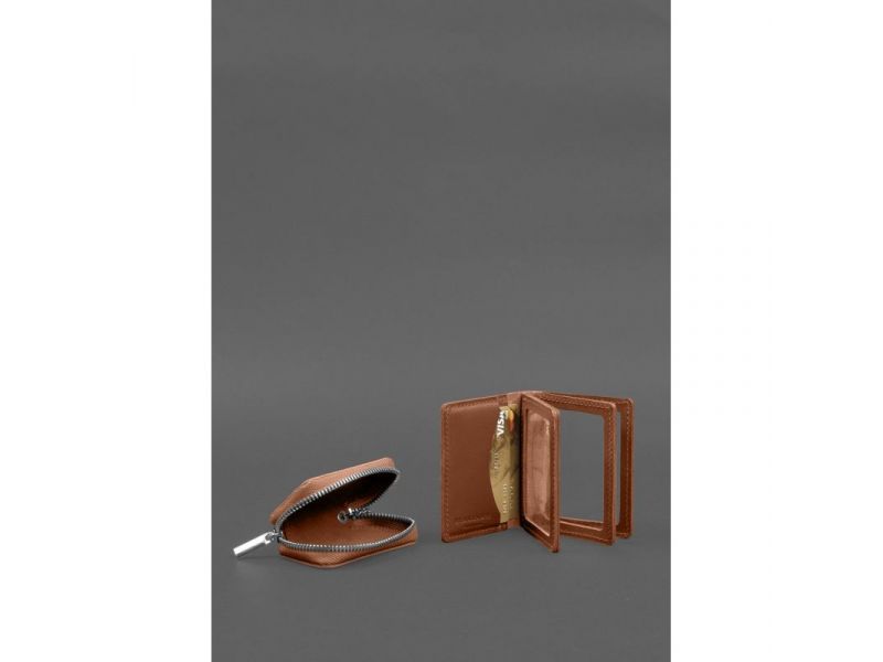 Набор кожаных аксессуаров AUTO 2.0 Светло-коричневый, фото 5