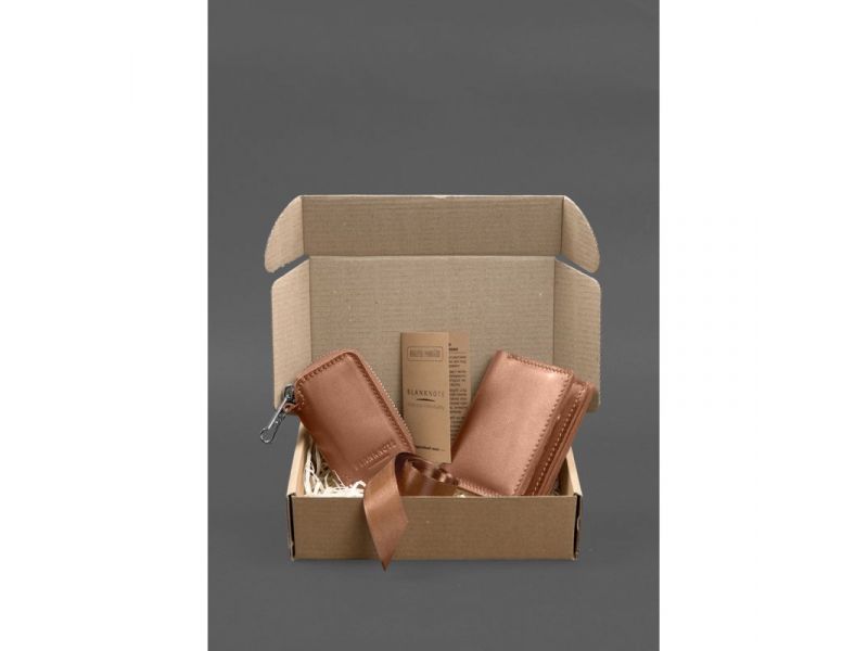 Набор кожаных аксессуаров AUTO 2.0 Светло-коричневый, фото 8