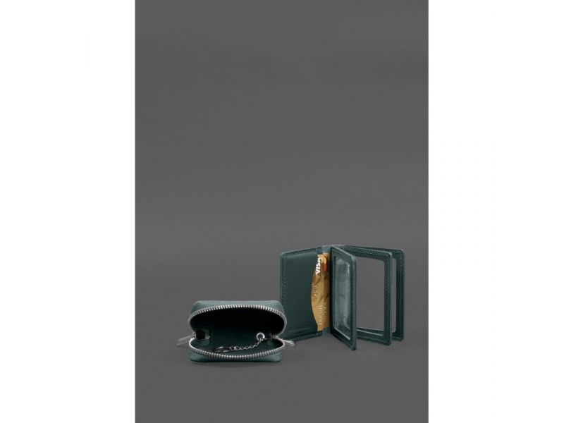 Набор кожаных аксессуаров AUTO 2.0 Зеленый, фото 4