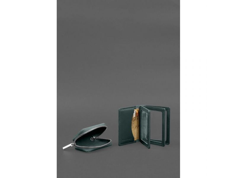 Набор кожаных аксессуаров AUTO 2.0 Зеленый, фото 5