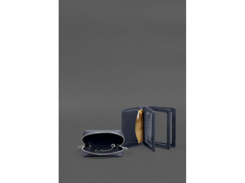 Набор кожаных аксессуаров AUTO 2.0 Темно-синий, фото 4