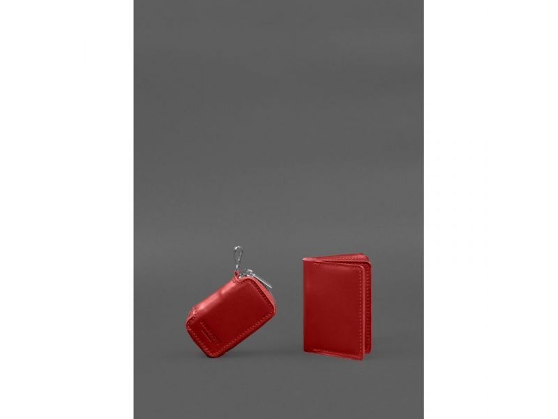 Набор кожаных аксессуаров AUTO 2.0 Красный, фото 3