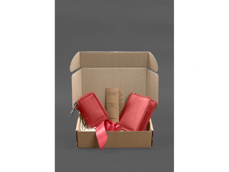 Набор кожаных аксессуаров AUTO 2.0 Красный, фото 8