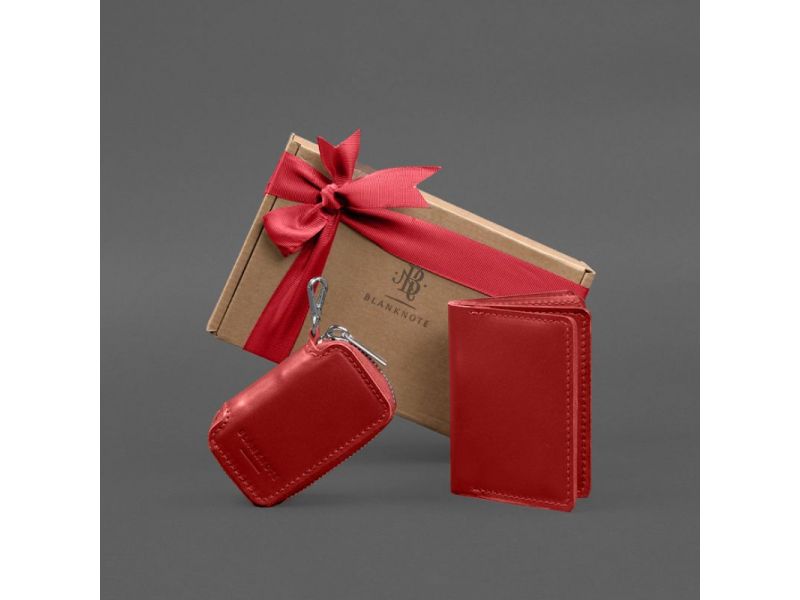 Набор кожаных аксессуаров AUTO 2.0 Красный, фото 9