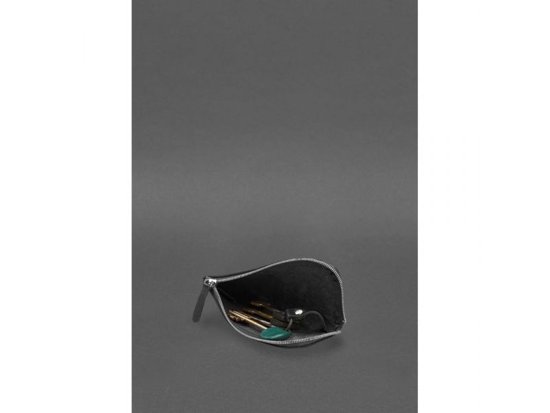 Кожаная карманная ключница 5.0 Черная, фото 6