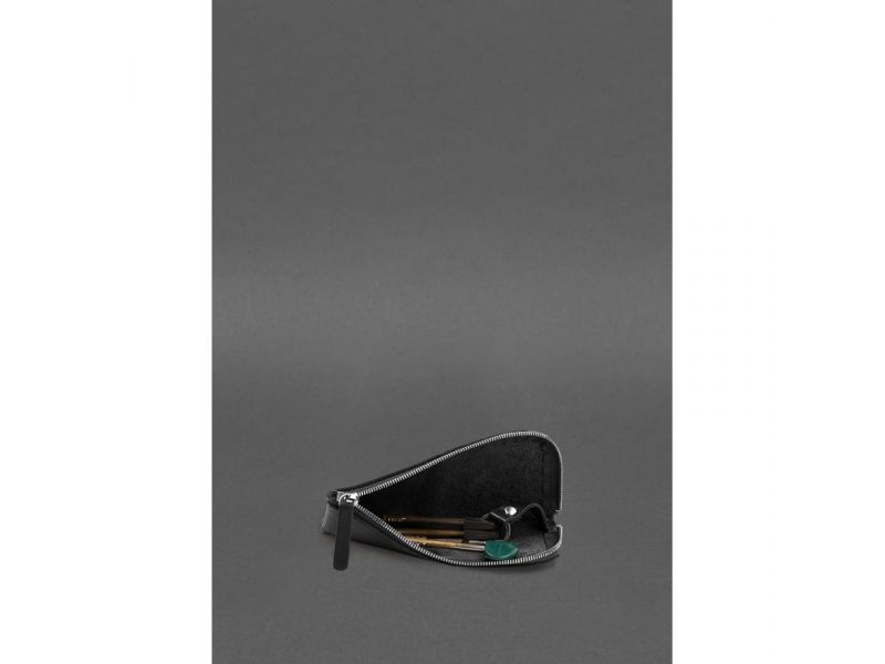 Кожаная карманная ключница 5.0 Черная, фото 2