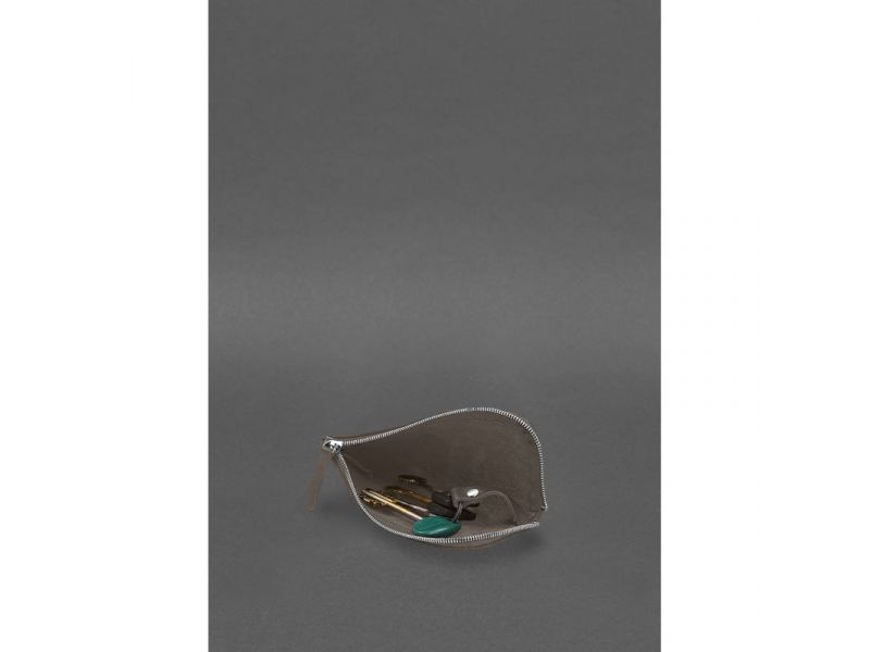 Кожаная карманная ключница 5.0 Темно-бежевая, фото 6