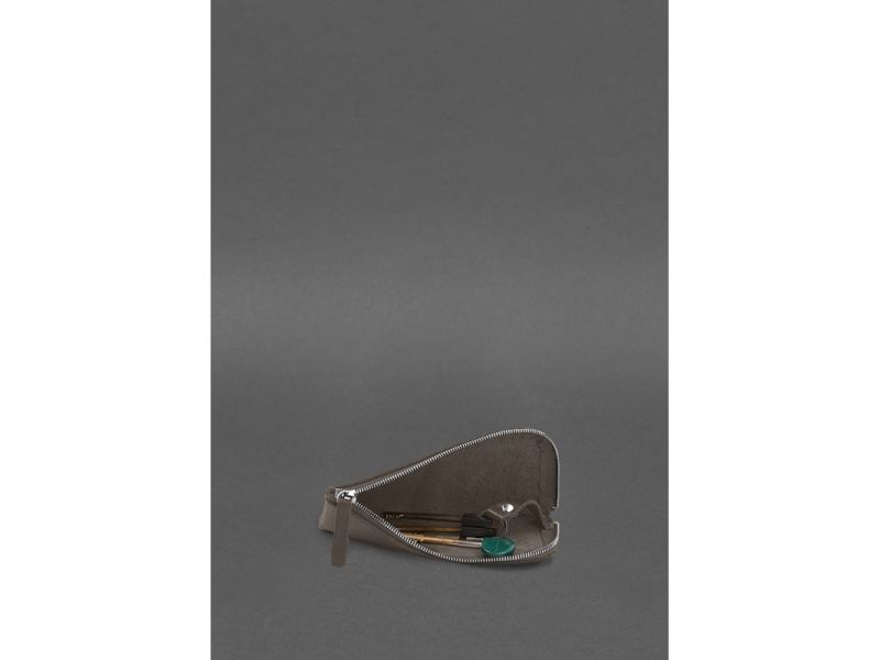 Кожаная карманная ключница 5.0 Темно-бежевая, фото 2