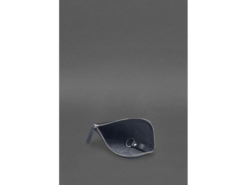 Кожаная карманная ключница 5.0 Темно-синяя, фото 4