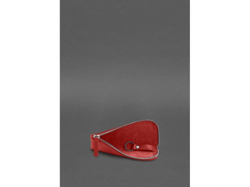 Кожаная карманная ключница 5.0 Красная, фото 3