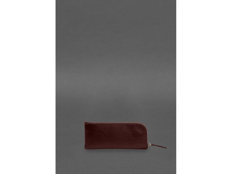 Кожаная карманная ключница 5.0 Бордовая, фото 1