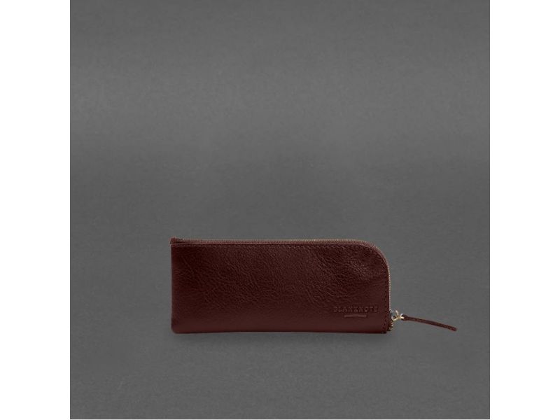 Кожаная карманная ключница 5.0 Бордовая, фото 8