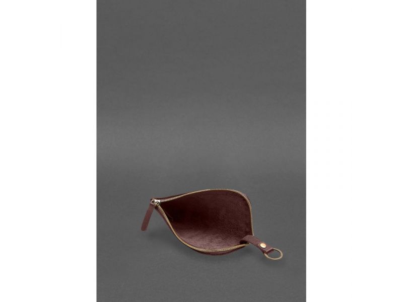 Кожаная карманная ключница 5.0 Бордовая, фото 5