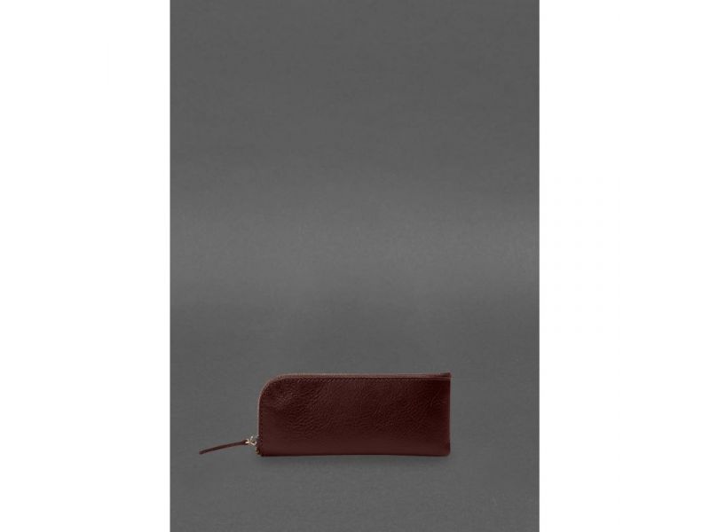 Кожаная карманная ключница 5.0 Бордовая, фото 7