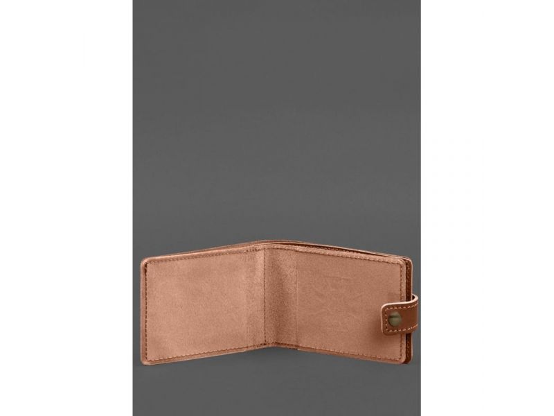 Кожаная обложка-портмоне на удостоверение ДСНС светло-коричневая, фото 2