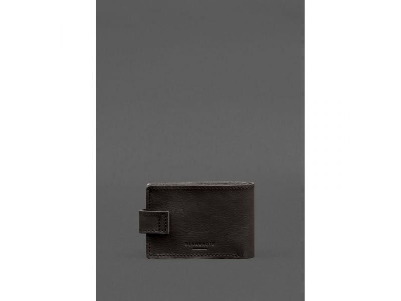 Кожаная обложка-портмоне для удостоверения участника боевых действий (УБД картонный документ) Темно-коричневая, фото 5