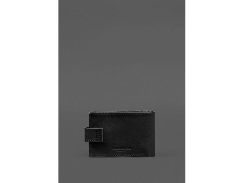 Кожаная обложка-портмоне для удостоверения участника боевых действий (УБД картонный документ) Черная, фото 5