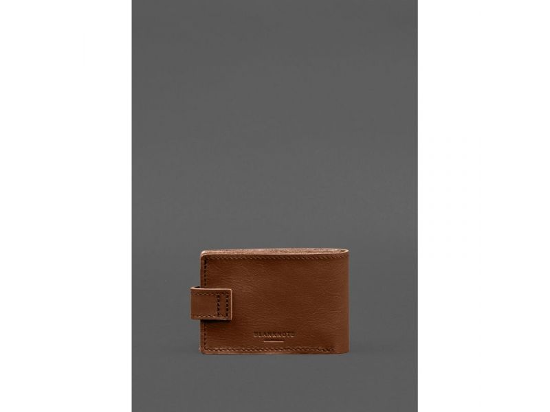 Кожаная обложка-портмоне для удостоверения участника боевых действий (УБД картонный документ) Светло-коричневая, фото 5