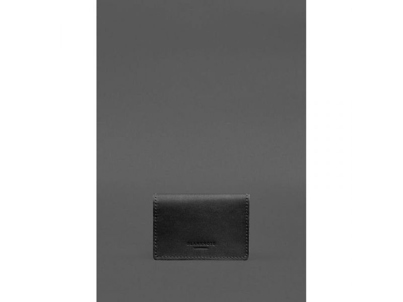 Кожаная обложка для пенсионного удостоверения черная, фото 4