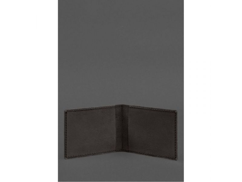 Кожаная обложка для служебного удостоверения Национальной гвардии Темно-коричневая, фото 2