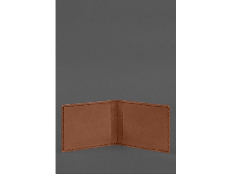 Кожаная обложка для служебного удостоверения Национальной гвардии Светло-коричневая, фото 2