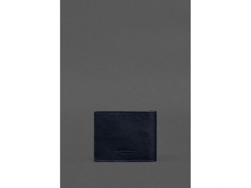 Кожаная обложка для служебного удостоверения Национальной гвардии Синяя, фото 3