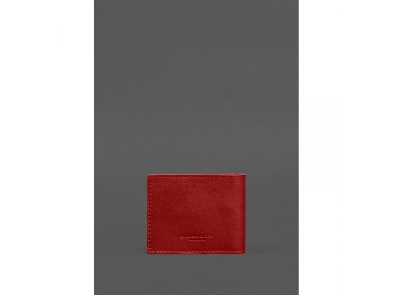 Кожаная обложка для служебного удостоверения Национальной гвардии Красная, фото 3