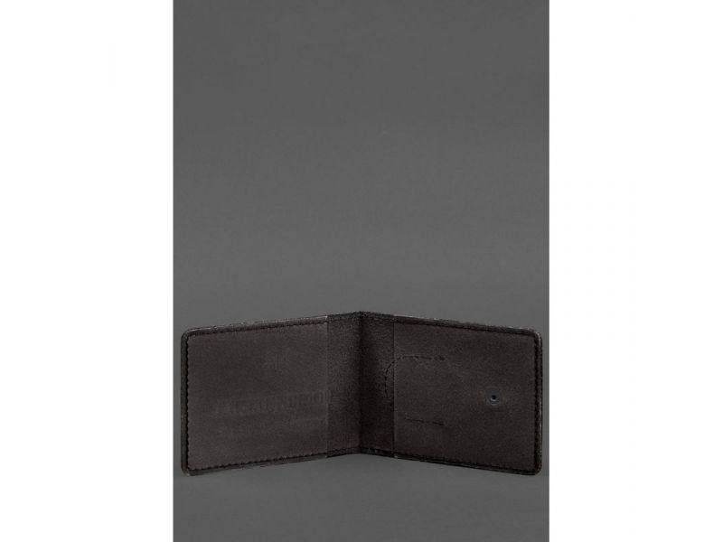 Кожаная обложка для удостоверения участника боевых действий (УБД) с карманом для жетона темно-коричневая, фото 2