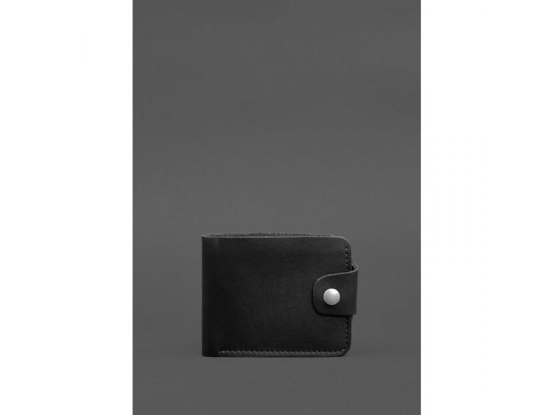 Кожаное портмоне 9.1 Черное, фото 1