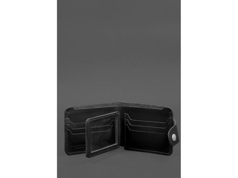 Кожаное портмоне 9.1 Черное, фото 4