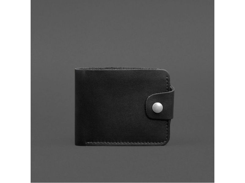 Кожаное портмоне 9.1 Черное, фото 7