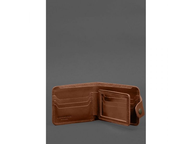 Кожаное портмоне 9.1 Светло-коричневый, фото 3