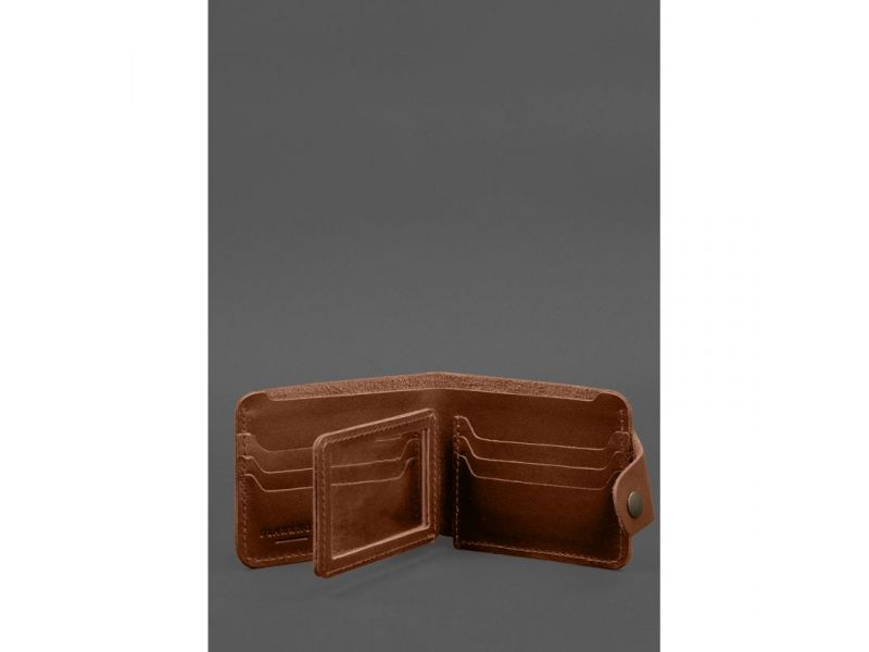 Кожаное портмоне 9.1 Светло-коричневый, фото 4