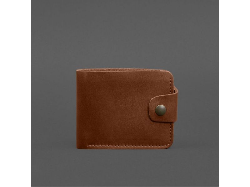 Кожаное портмоне 9.1 Светло-коричневый, фото 7