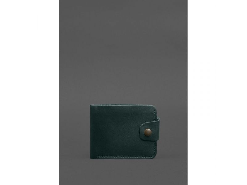 Кожаное портмоне 9.1 Зеленый, фото 1