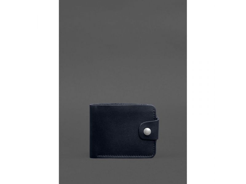 Кожаное портмоне 9.1 Синий, фото 1