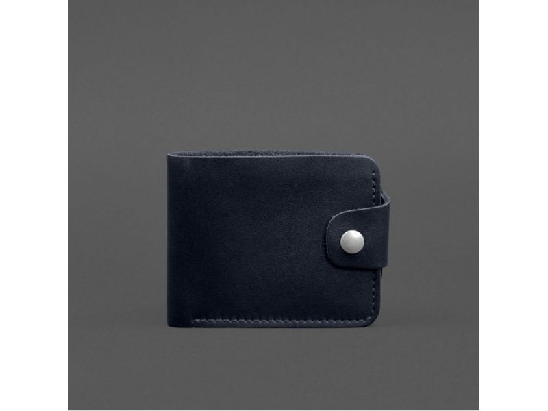 Кожаное портмоне 9.1 Синий, фото 7