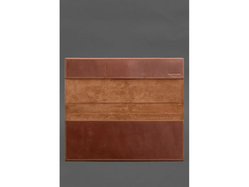 Настольный планер с блоком на пружине светло-коричневый Crazy Horse, фото 3