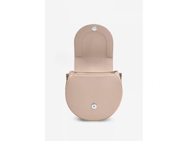 Женская кожаная сумка Mandy светло-бежевая, фото 5