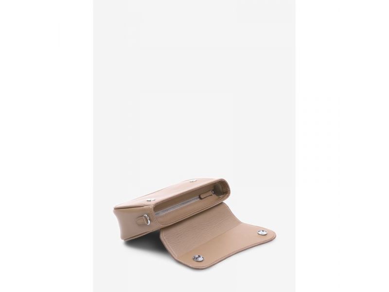 Женская кожаная сумка Nona карамель краст, фото 8