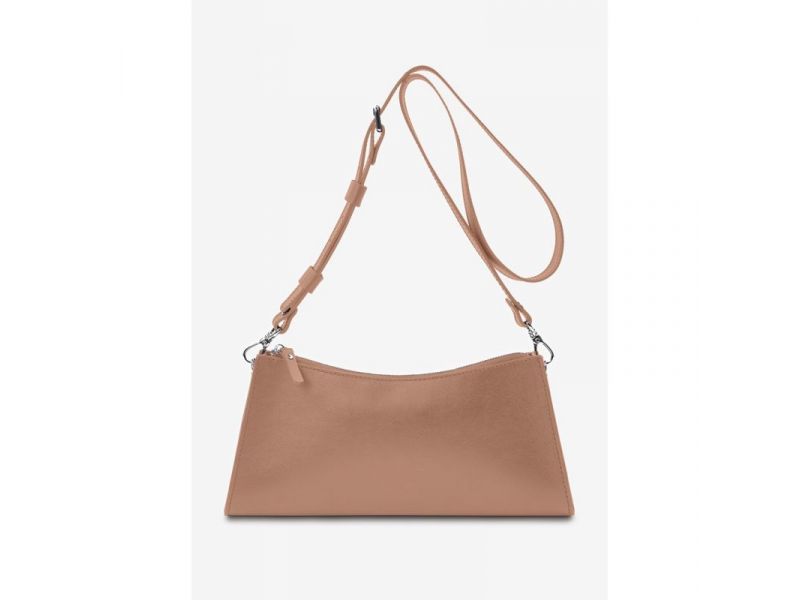 Женская кожаная сумка Sally Baget карамель, фото 3