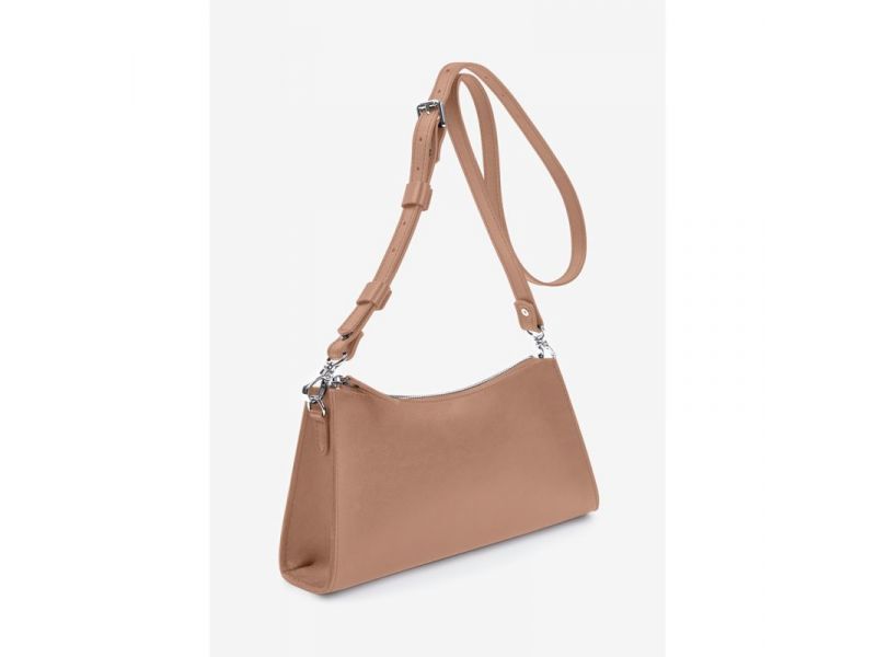 Женская кожаная сумка Sally Baget карамель, фото 4