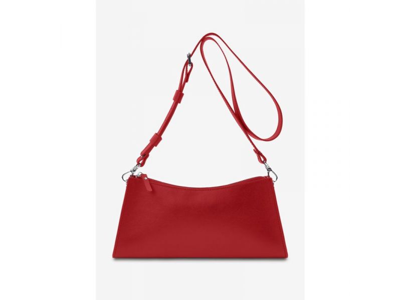 Женская кожаная сумка Sally Baget красный, фото 3