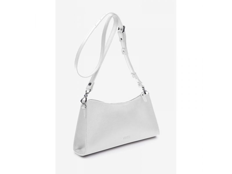 Женская кожаная сумка Sally Baget белая, фото 2