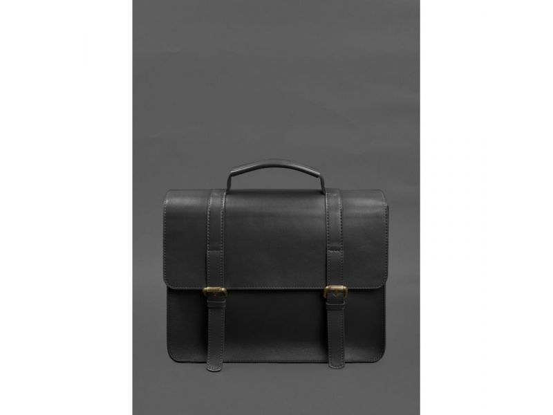 Кожаная сумка-портфель Porte черный, фото 4