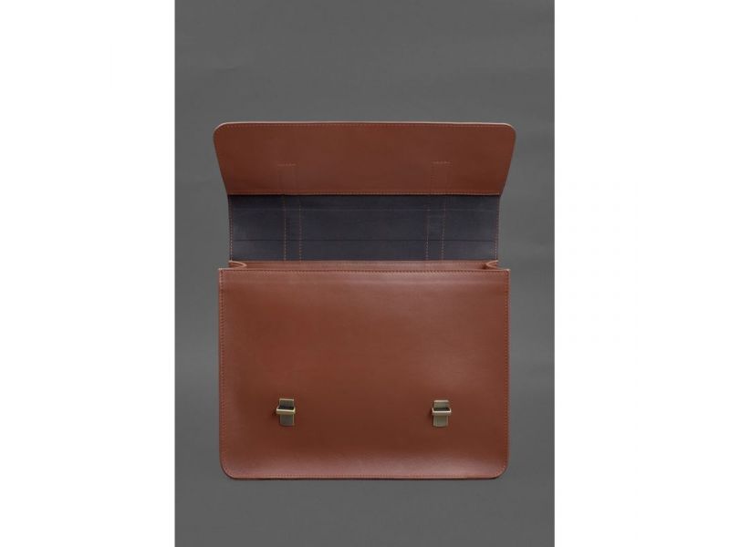 Кожаная сумка-портфель Porte светло-коричневый, фото 5