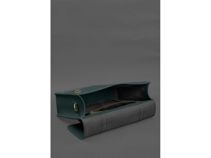Кожаная сумка-портфель Porte зеленый, фото 7