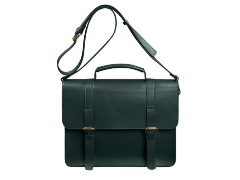 Кожаная сумка-портфель Porte зеленый, фото 9