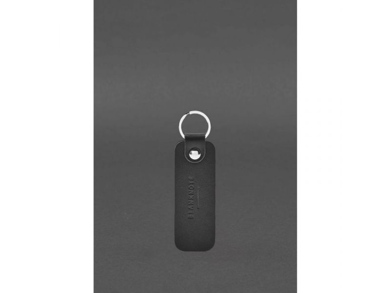 Кожаный брелок для Авто SUZUKI черный краст, фото 2